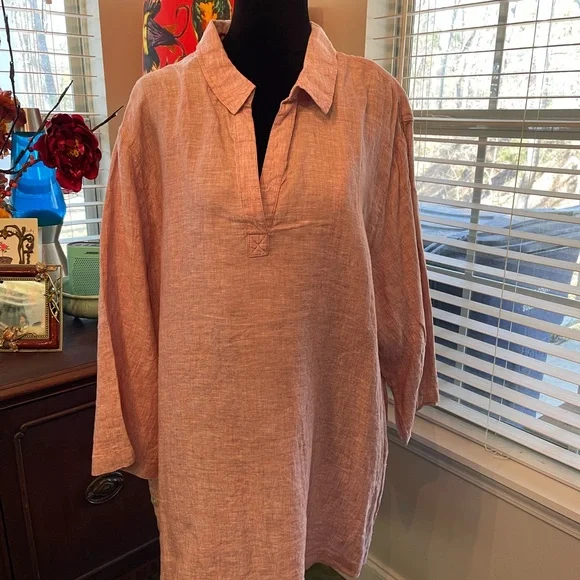 Sigrid Olsen Linen shirt - Picture 1 of 9